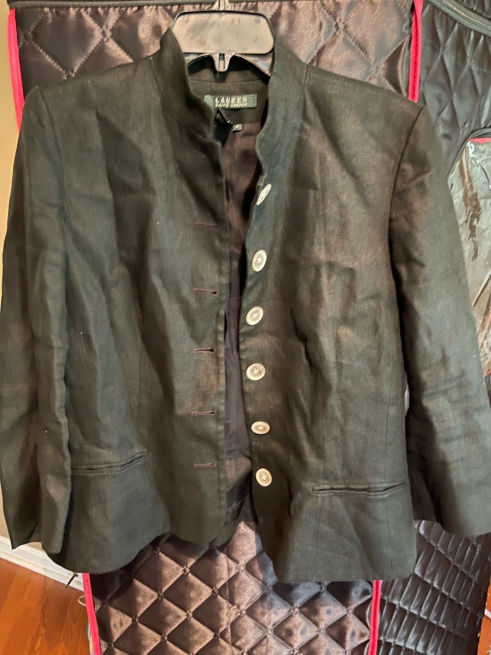 Ralph Lauren NavyTextured Blazer